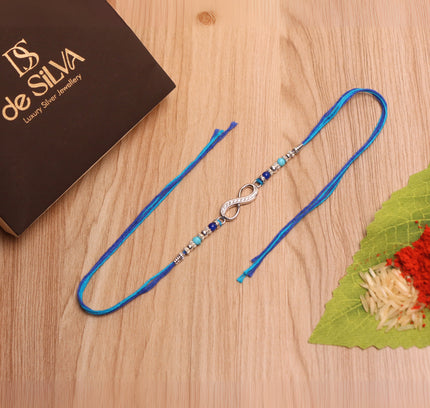 Silver Infinity Rakhi
