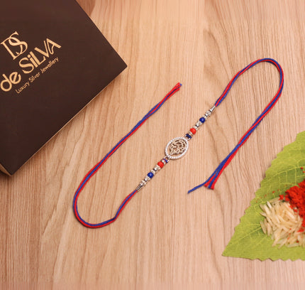 Silver Ganpati Bappa Rakhi