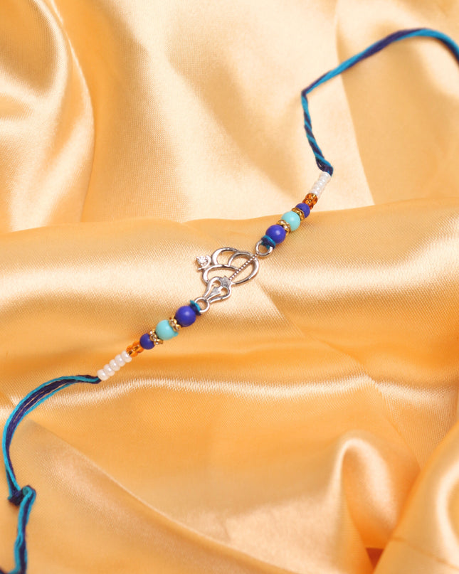 Silver Trishul Rakhi