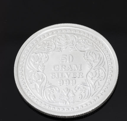 999 Silver 50gm Coin