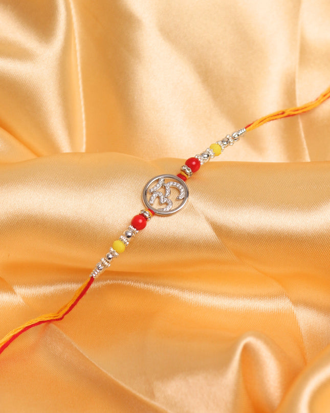 Silver Om Namah Shivaya Rakhi