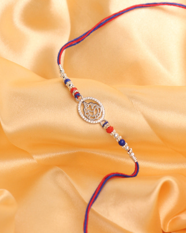 Silver Ganpati Bappa Rakhi
