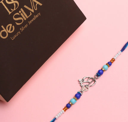 Silver Trishul Rakhi