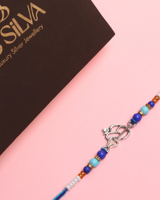 Silver Trishul Rakhi