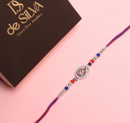 Silver Ganpati Bappa Rakhi