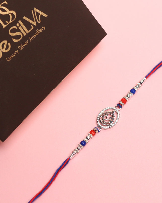 Silver Ganpati Bappa Rakhi