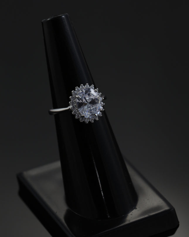 Silver Classic Solitaire Ring