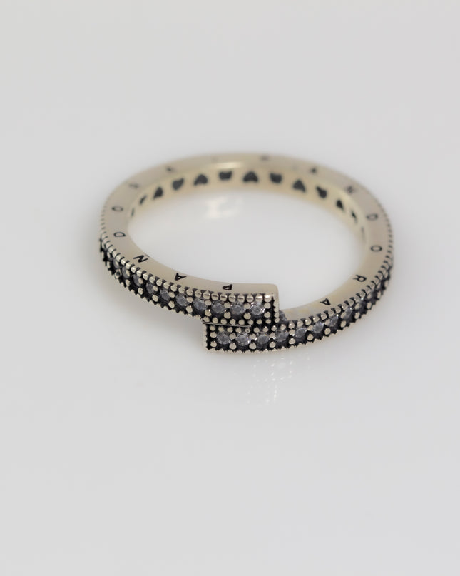 Oxidized Silver Pandora Lap Ring