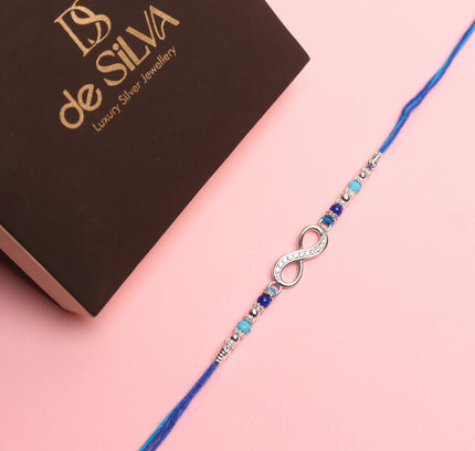 Silver Infinity Rakhi