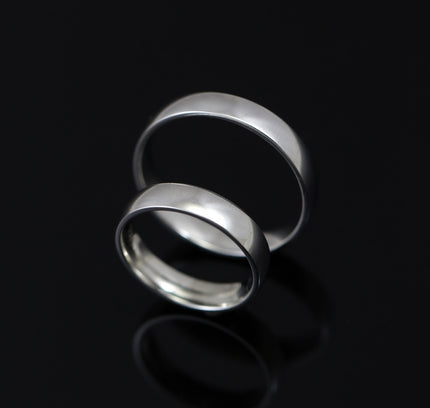 Silver Couple Band COMBO