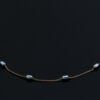 Beads Link Oxidized Silver Rose Gold Chain