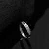 Silver Classic Zircona Ring