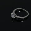 Silver Crown Solitaire Rings