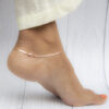 Rose Gold Snakie Anklet – SINGLE