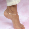 Rose Gold Snakie Anklet – SINGLE